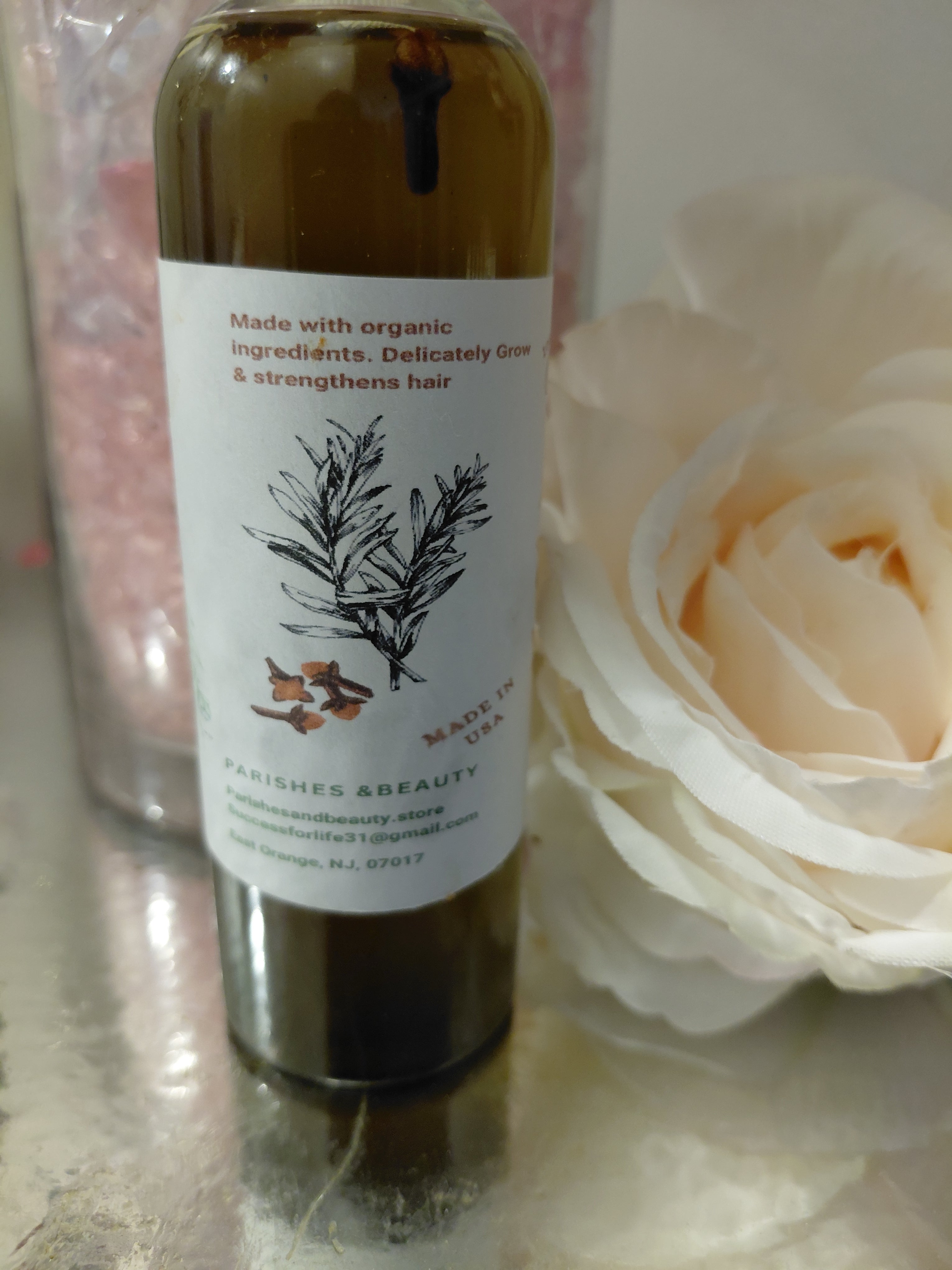 Organic Hair Growth Oil – Grow, Thickens, Strengthening & Nourishing Formula