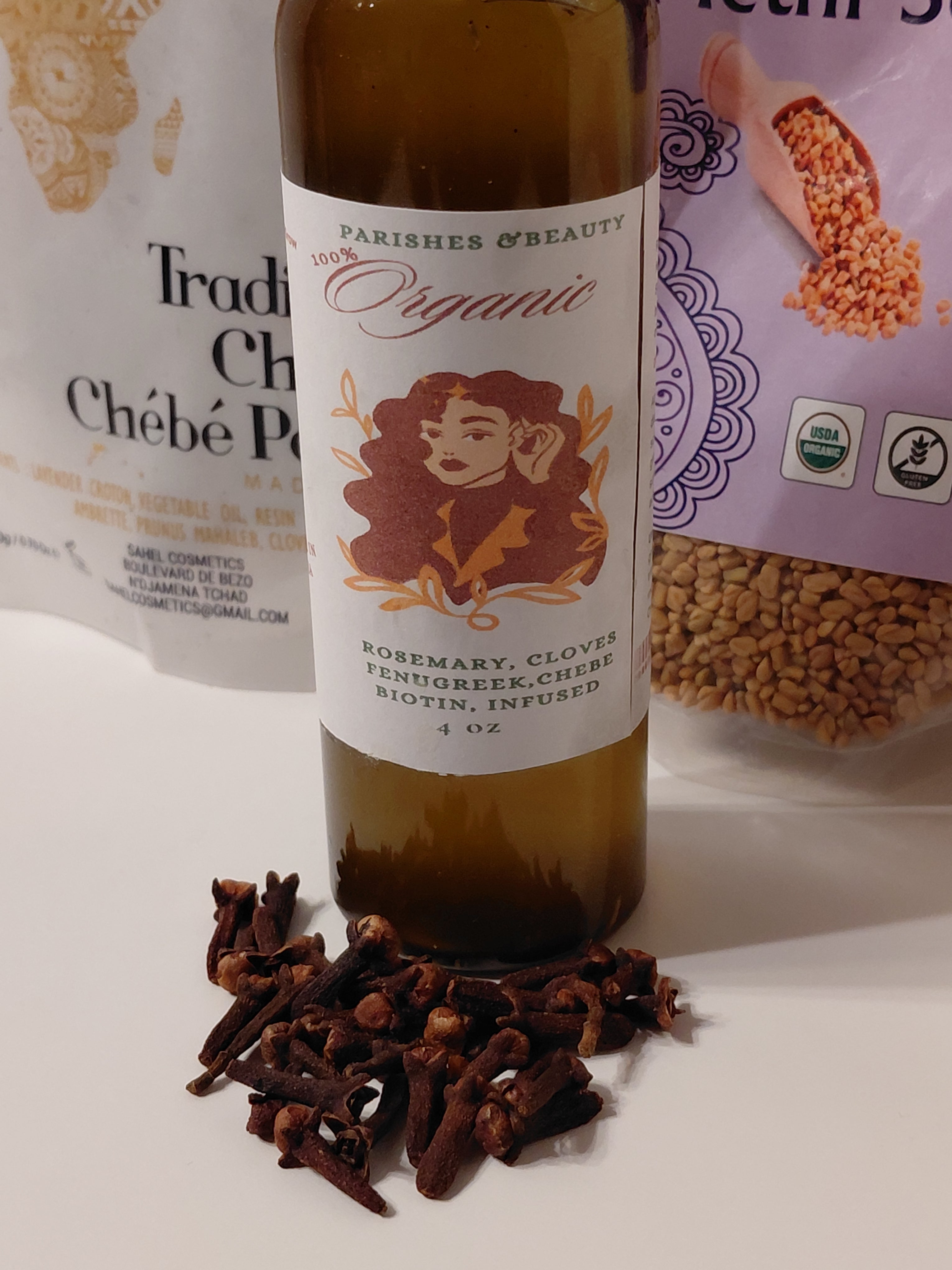 Organic Hair Growth Oil – Grow, Thickens, Strengthening & Nourishing Formula