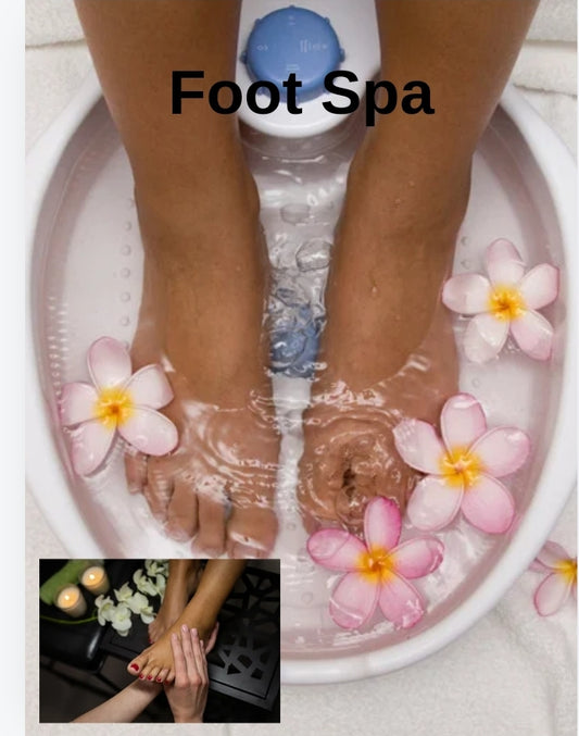 Relaxing Flower Bomb Foot Soaks with Foot Massage