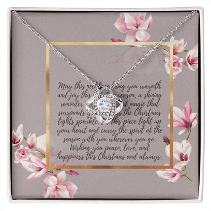 Love Knot  Necklace Christmas gift