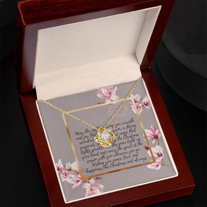 Love Knot  Necklace Christmas gift