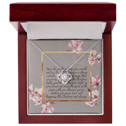 Love Knot  Necklace Christmas gift